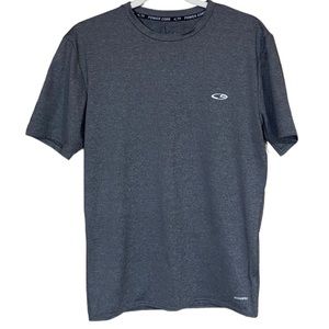Champion Gray Athletic Top Power Core Duo Dry Women’s Size Large Fitness Shirt!
